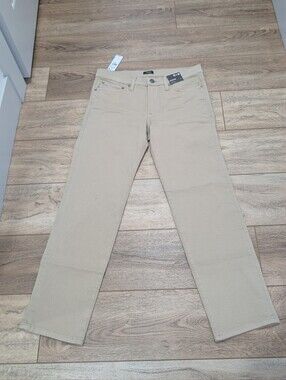 Express Men's Straight Jeans in Khaki